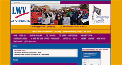 Desktop Screenshot of lwv-va.org