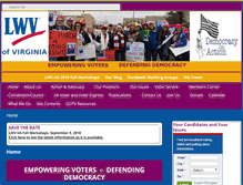 Tablet Screenshot of lwv-va.org